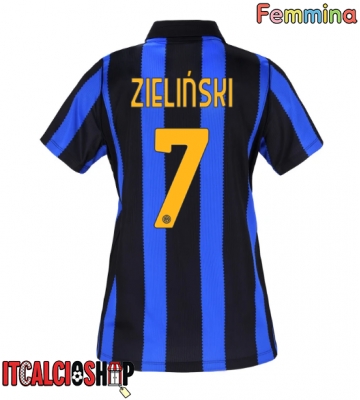Inter Milan Piotr Zielinski #7 Prima Maglia Femmina 2026-27 Manica Corta